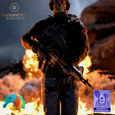 Prison Ops Outfit for Genesis 9 by KuraiKya