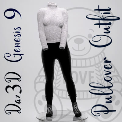 Pullover Outfit for Genesis 9