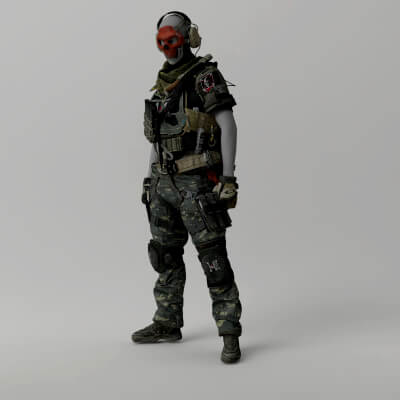 Red Team Outfit for Genesis 9