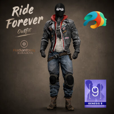 Ride Forever Outfit for Genesis 9