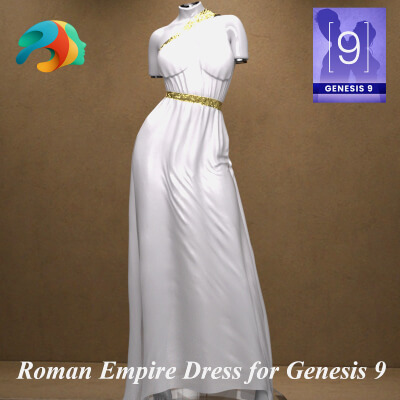 Roman Empire Dress for Genesis 9