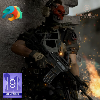 S Red Team Outfit for Genesis 9