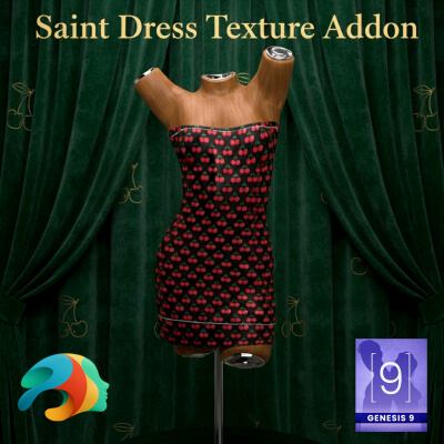 Saint Dress - 10 Texture Add-On for Genesis 9