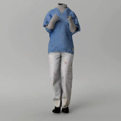 Nurse Outfit for Genesis 8. Female