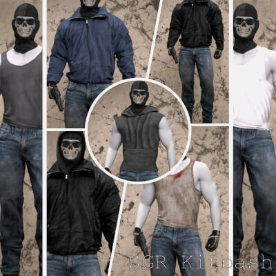 SGR Kitbash Outfit for Genesis 9