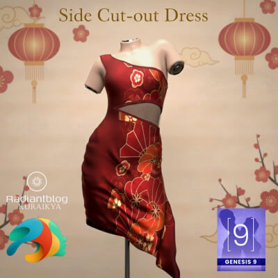 Side Cut-Out Dress for Genesis 9