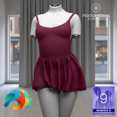 Skater Dress for Genesis 9