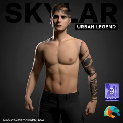 Skylar Genesis 9 Male Character