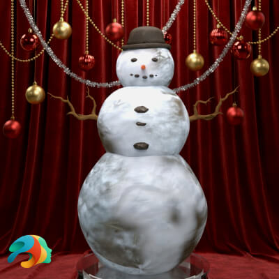 Snowman Prop for DAZ by KuraiKya