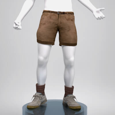 Sommer- Shorts- Male for Genesis 8 Male