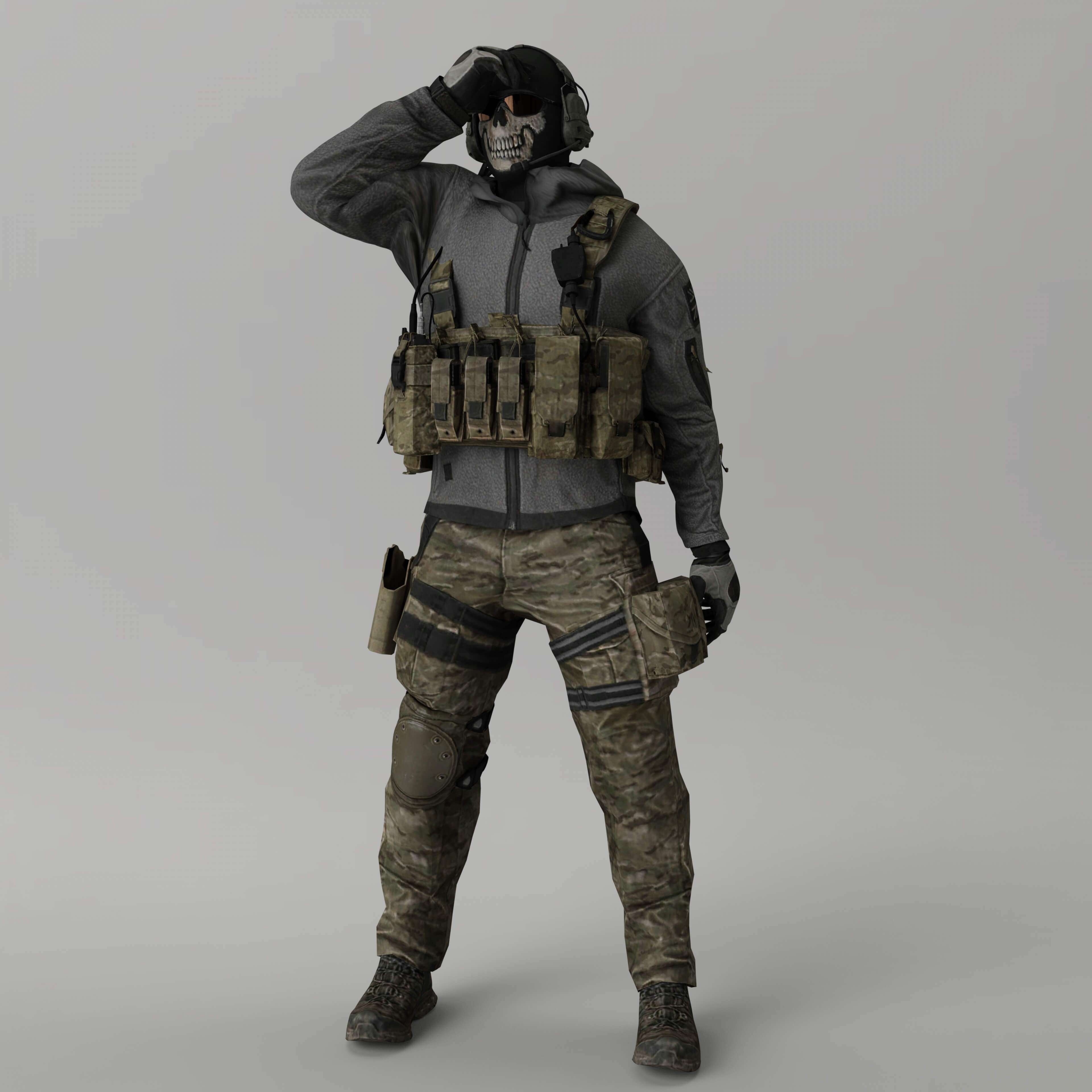 Tactical Outfit for Genesis 9 - Daz Content by KuraiKya