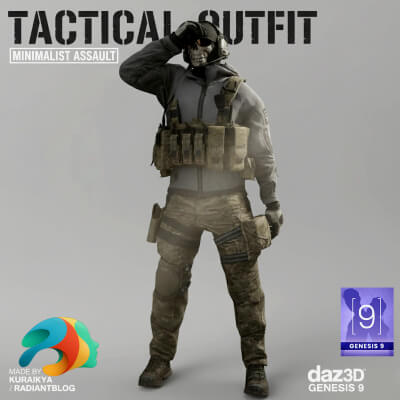 Tactical Outfit for Genesis 9