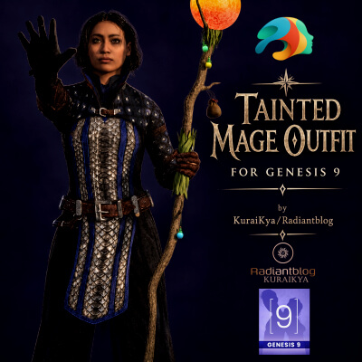 Tainted Mage Outfit for Genesis 9