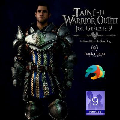 Tainted Warrior Outfit for Genesis 9