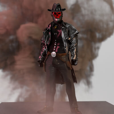 The Marshal Outfit for Genesis 9