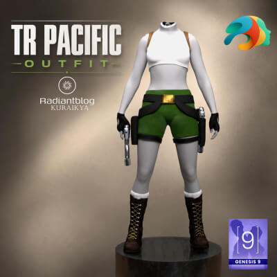 TR Pacific Outfit for Genesis 9 by KuraiKya