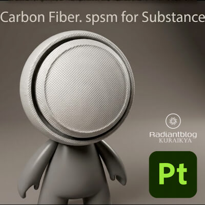 White Pearl Carbon Fiber &ndash Substance Painter Smart Mat