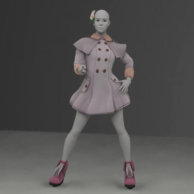 Wintery Outfit for Genesis 9