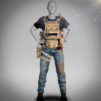 Wounded Outfit for Genesis 9