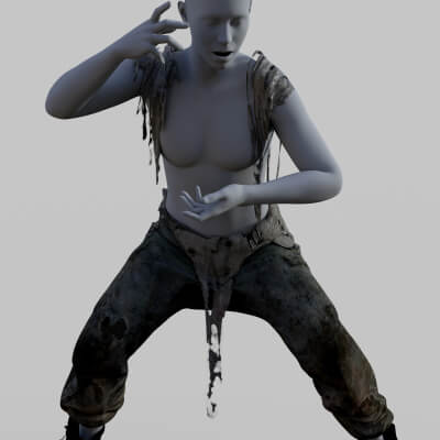 Zombie Clothes for Genesis 9