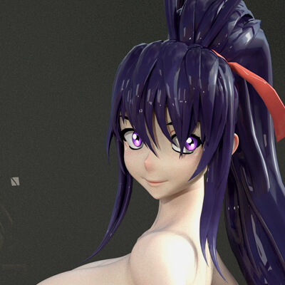Akeno Himejima - High School DxD NSFW Genesis 9 by Kuro3D