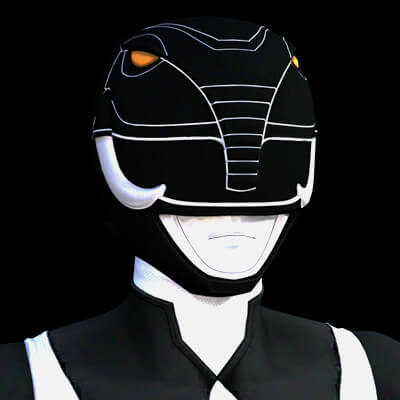 Black Dino Ranger Outfit for Genesis 8 Male - Daz Studio