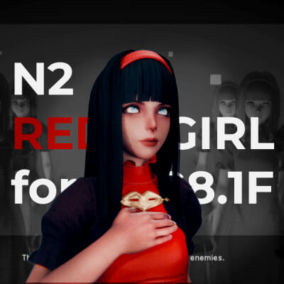 N2 Red Girl from Nier Automata G8.1F