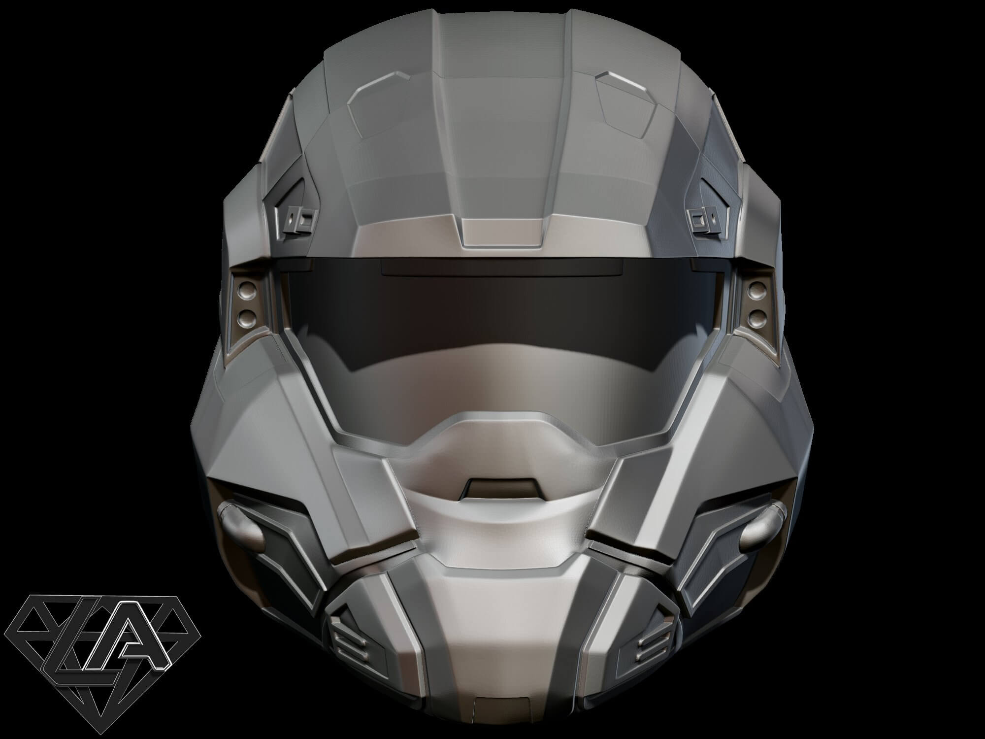 Halo Commando Helmet 3D Model by LAfactorystore