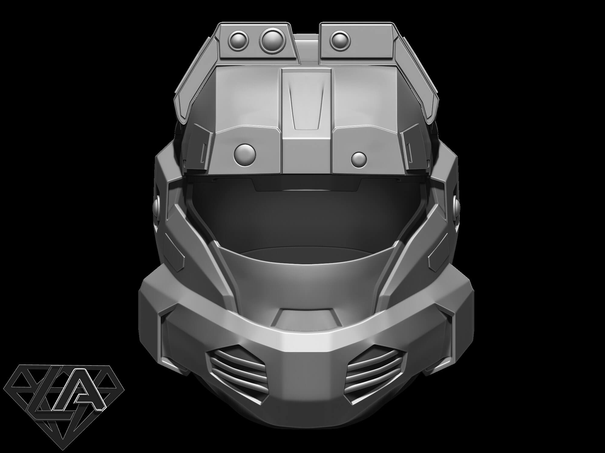 Halo Scout Helmet - Print Ready 3D 