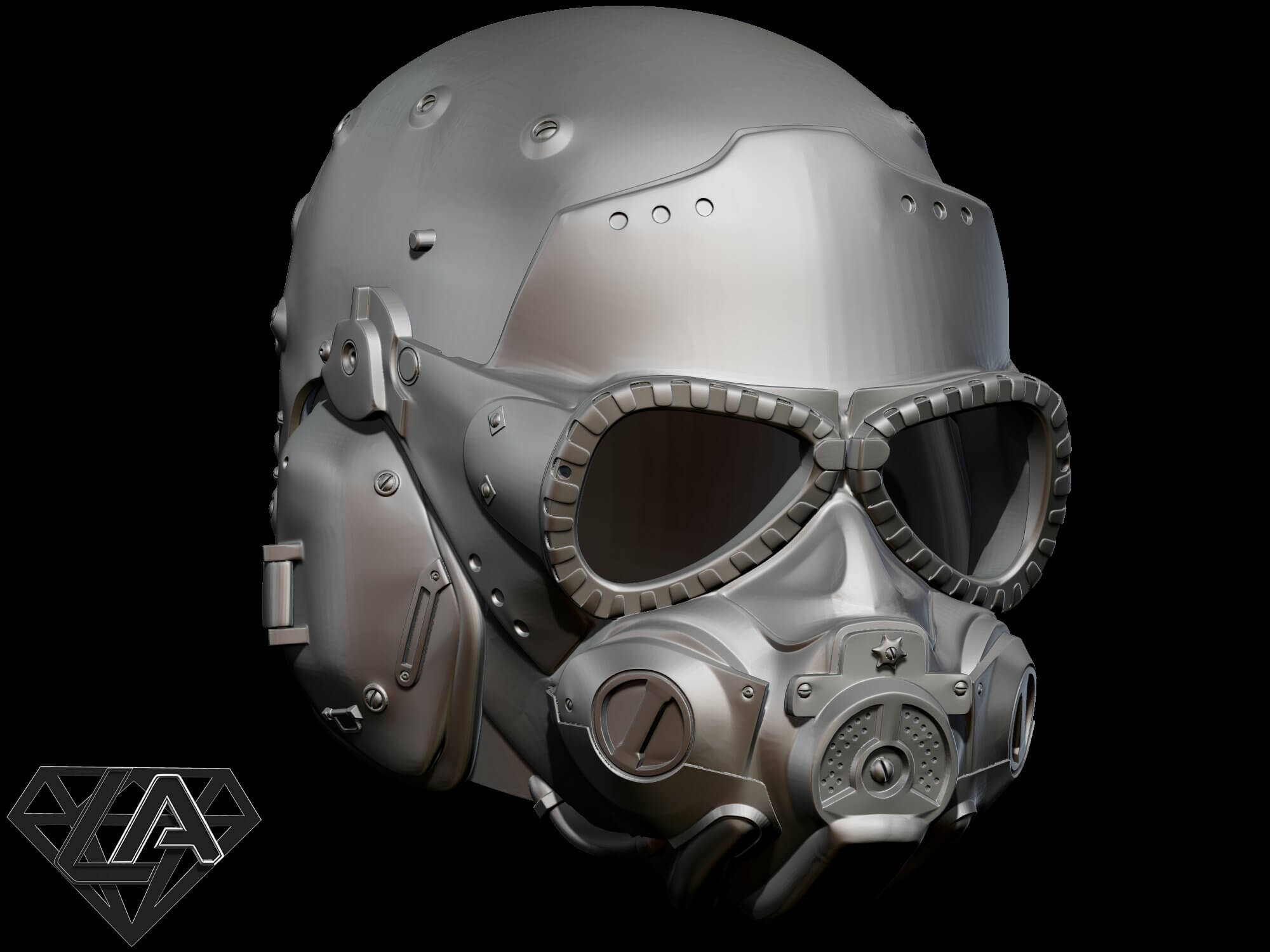 Metro Exodus Sparta Sam Helmet 3D Model by LAfactorystore