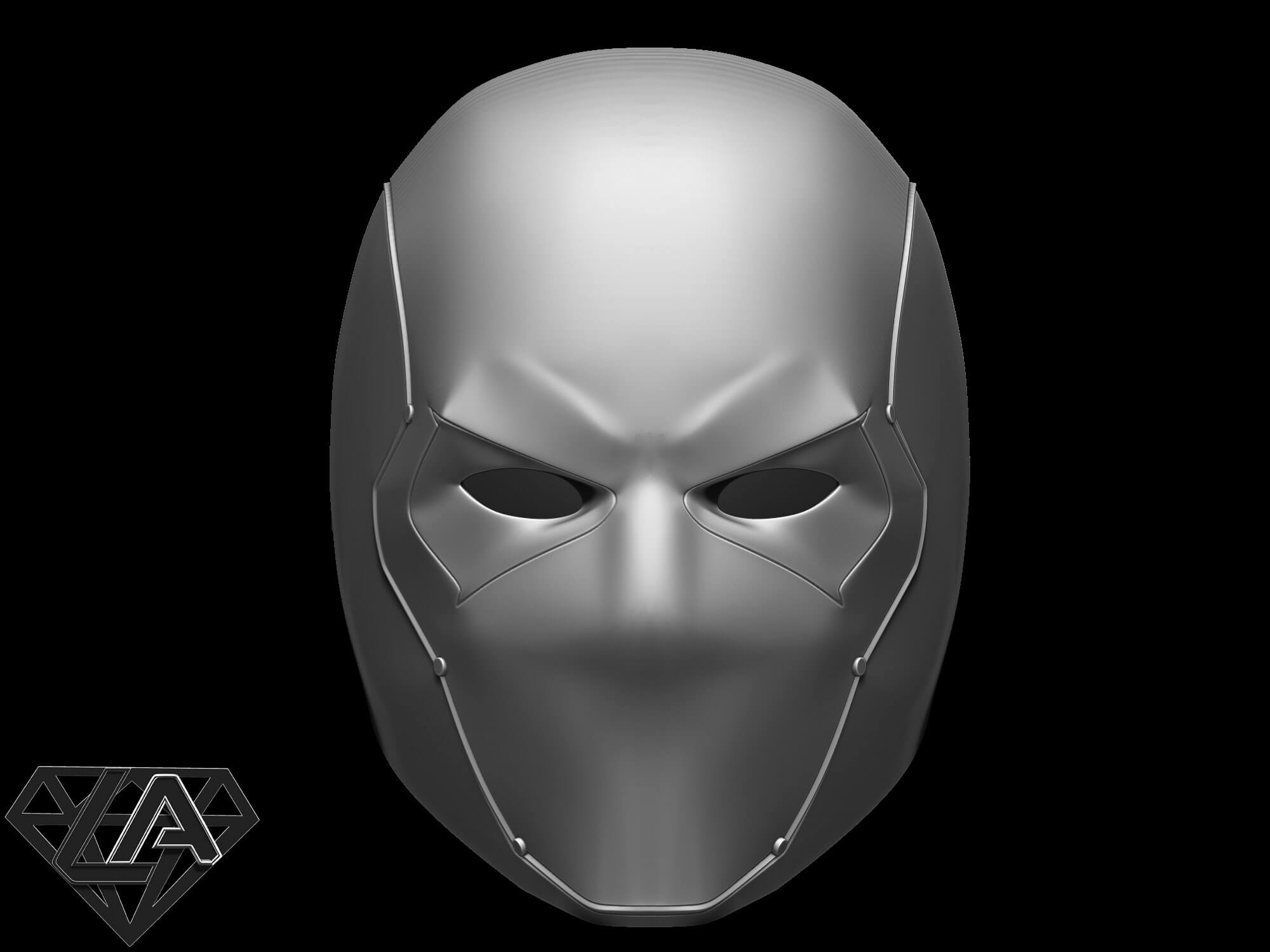 Red Hood Helmet - 3D Model by LAfactorystore