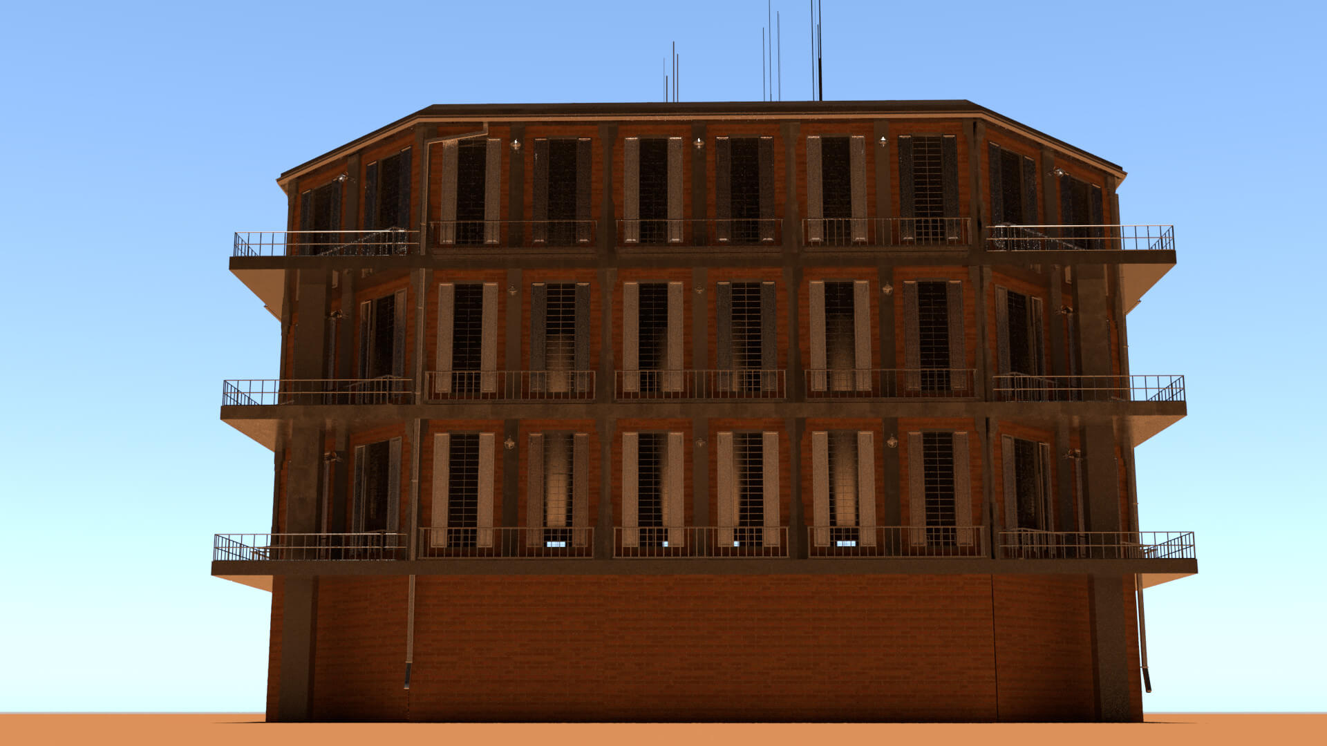 laos Game Building #1 - 3D Model by LAOMUSIC ARTS