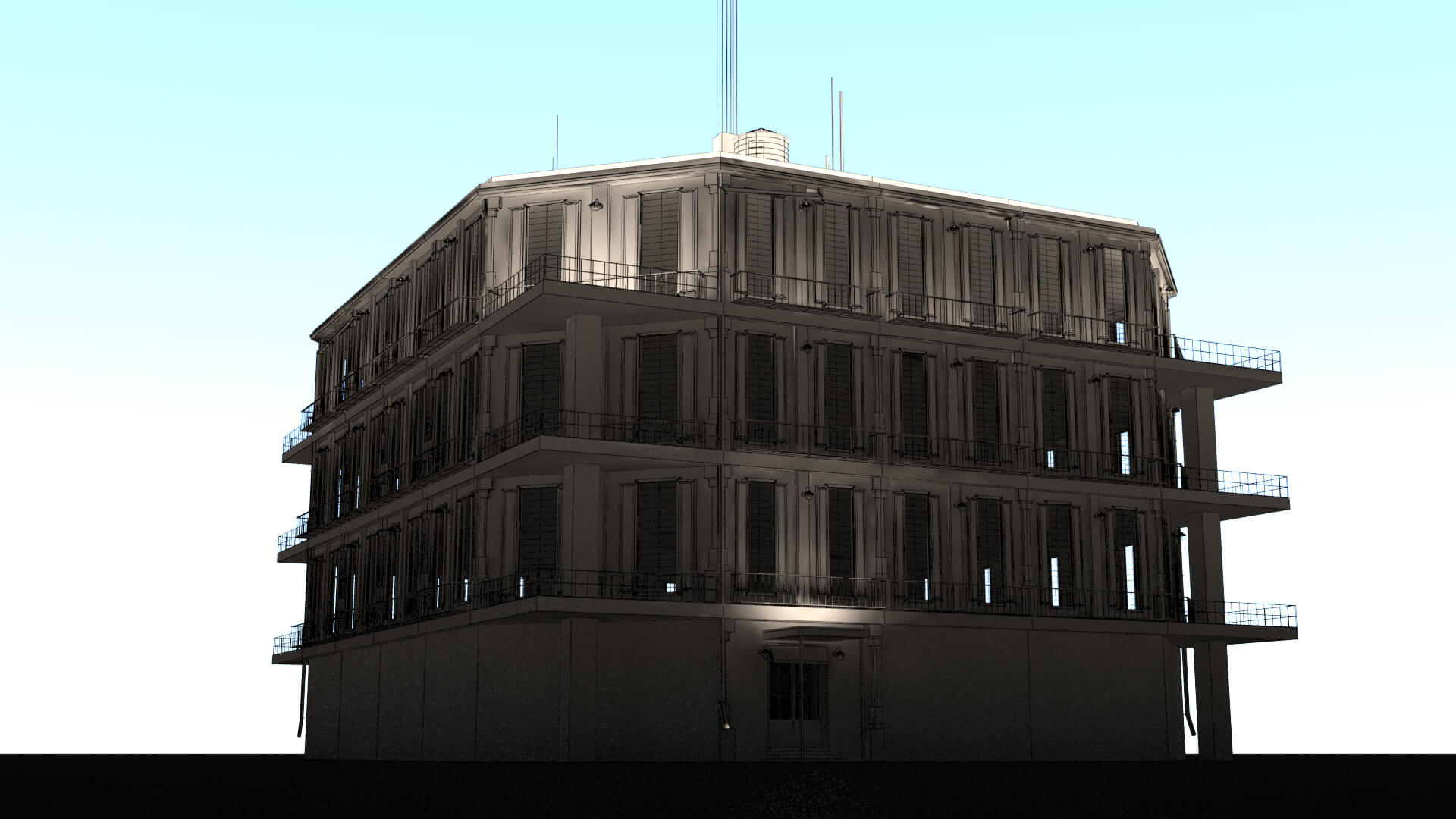 laos Game Building #1 - 3D Model by LAOMUSIC ARTS