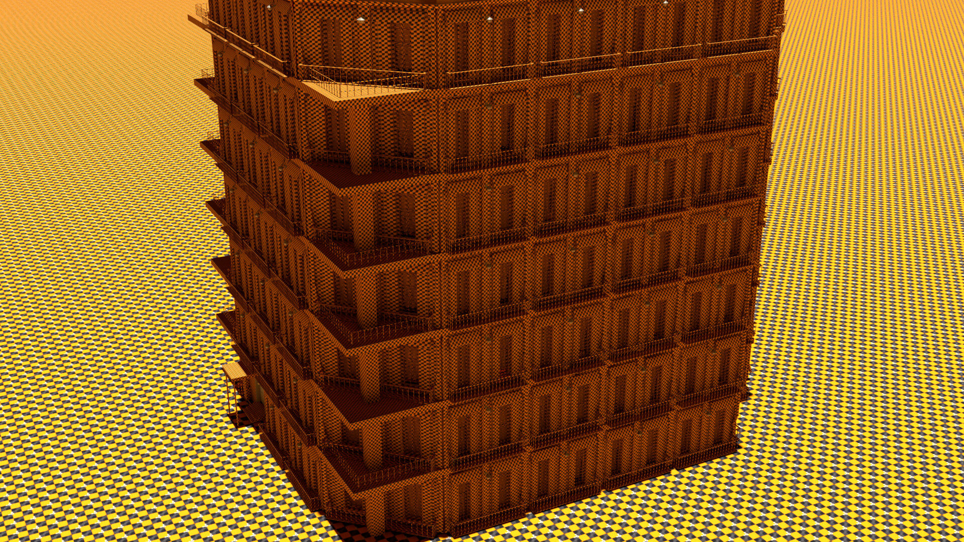 laos Game Building #2 - 3D Model by LAOMUSIC ARTS