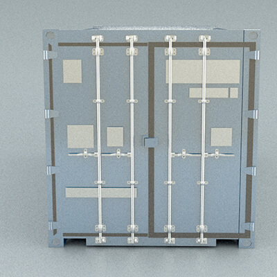 laos Shipping Container - 3D Model by LAOMUSIC ARTS