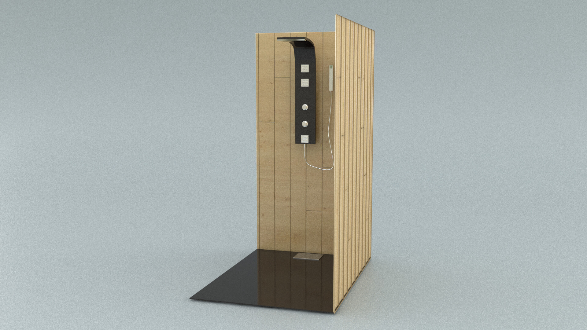 laos Shower Cabin 3D Model by LAOMUSIC ARTS