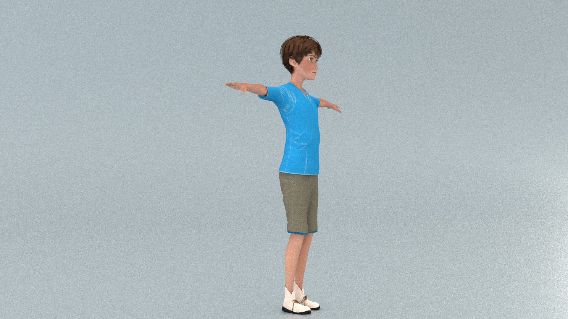 laos Toon Male Teen - 3D Model by LAOMUSIC ARTS
