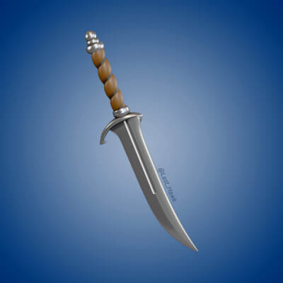 Baldurs Gate Dagger for Cosplay