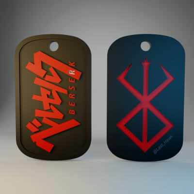 Berserk Keychain
