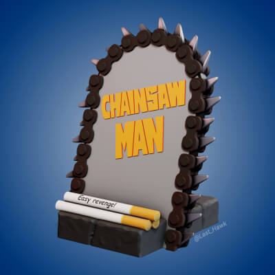 Chainsaw Man Phone Stand