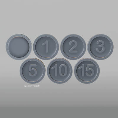 Coins for Tabletop Games