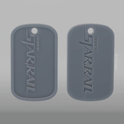 Honkai Star Rail Dogtag