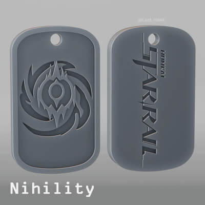 Nihility Dogtag Honkai Star Rail
