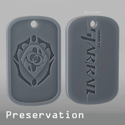 Preservation Dogtag Honkai Star Rail