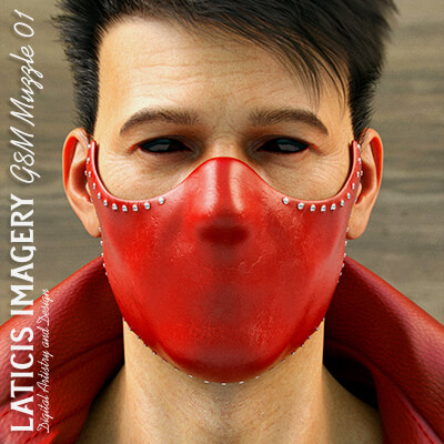 Li G8M Muzzle 01 for Genesis 8 Males
