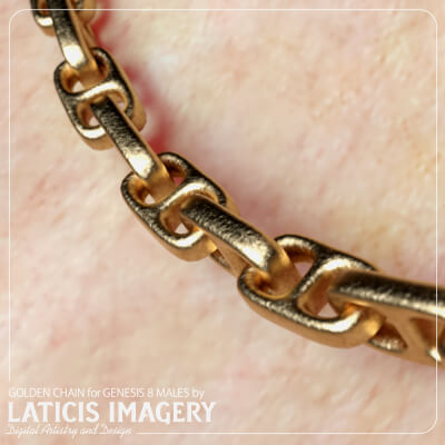 Li Golden Chain for Genesis 8 Males by Laticis