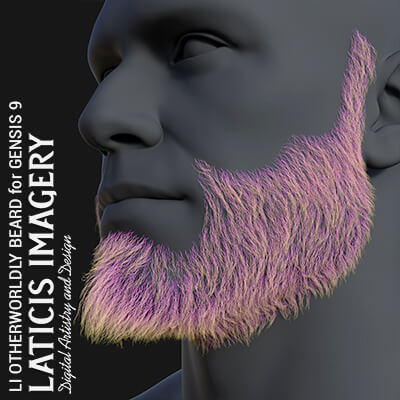 LI Otherworldly Beard for Genesis 9