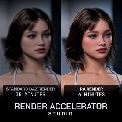 Render Accelerator Studio v1.4.1 DAZ 4.24 by laurendev