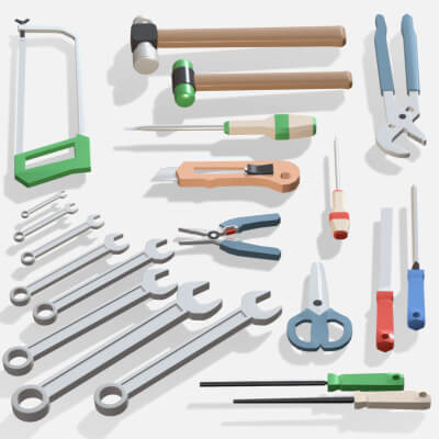 20 Workshop Tool Kit Mechanic Carpentry Tool