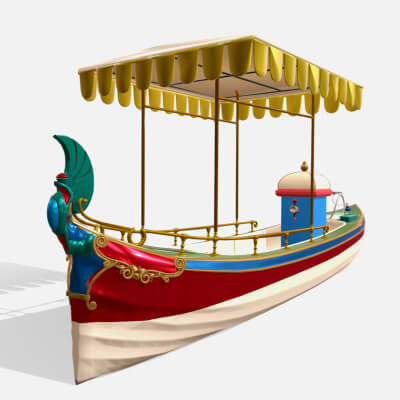 Daimler Marie Motor Boat - Museum - Vintage Water Vehicle